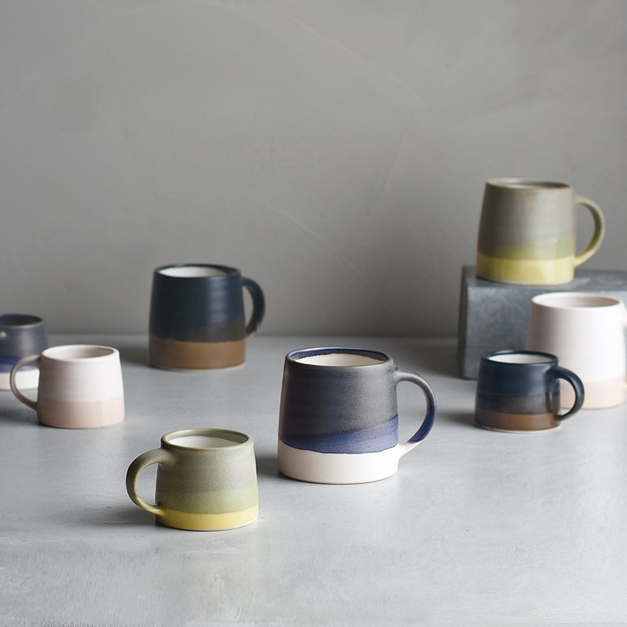 Kinto SCS Mug black x brown 110 ml