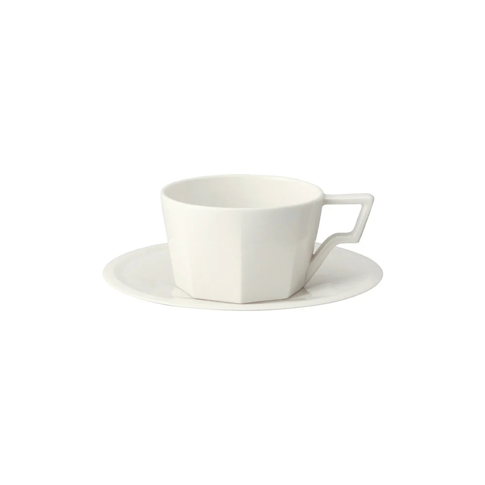 Kinto OCT Teacup & Saucer, 300ml