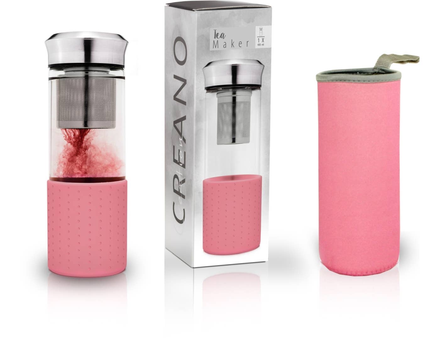 Infuser - Teamaker 400ml; roz