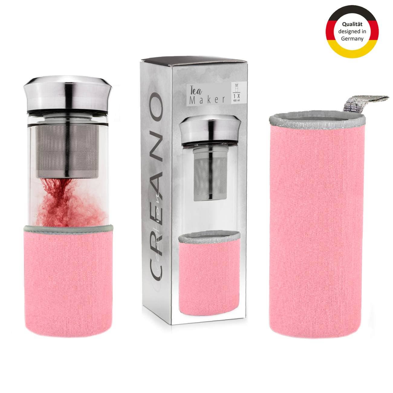 Infuser - Teamaker 400ml; roz