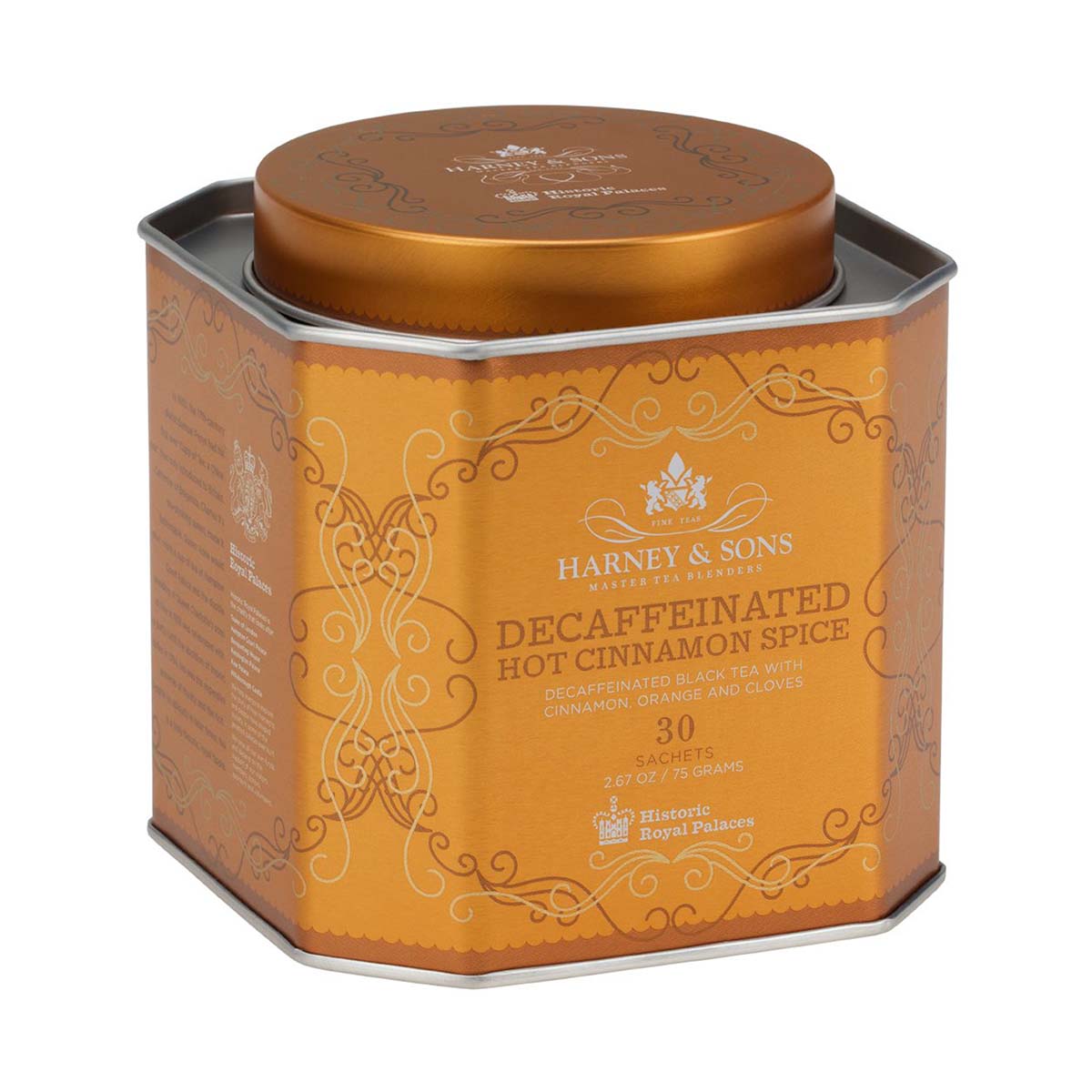 Ceai Decaf Hot Cinnamon Spice, Cutie de 30 piramide