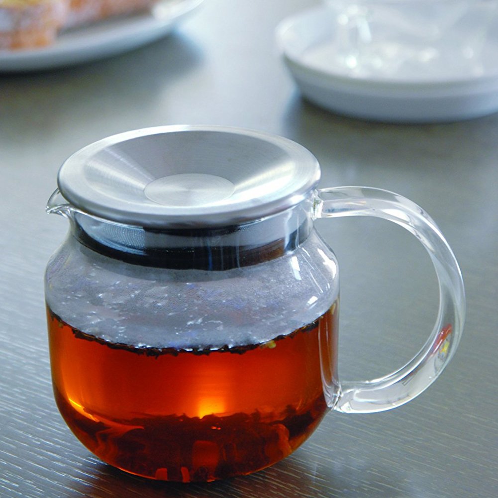 Kinto ONE TOUCH teapot 620 ml stainless steel