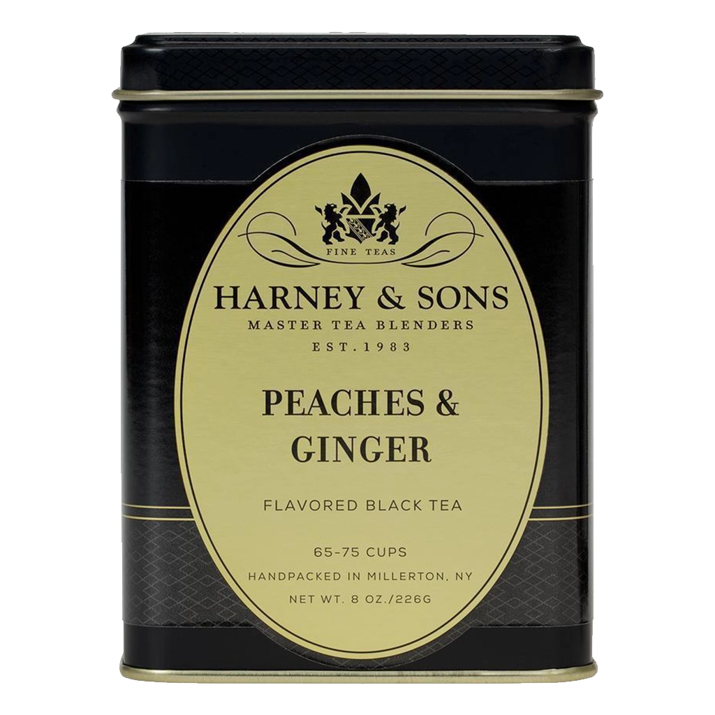 Peaches and Ginger Twist - Harney & Sons Teas, European Distribution Center