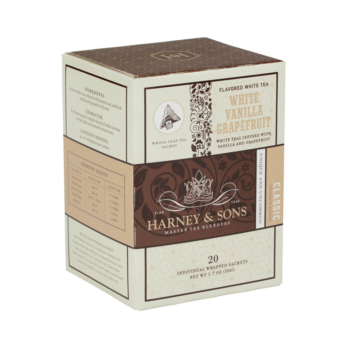 White Vanilla Grapefruit - Harney & Sons Teas, European Distribution Center