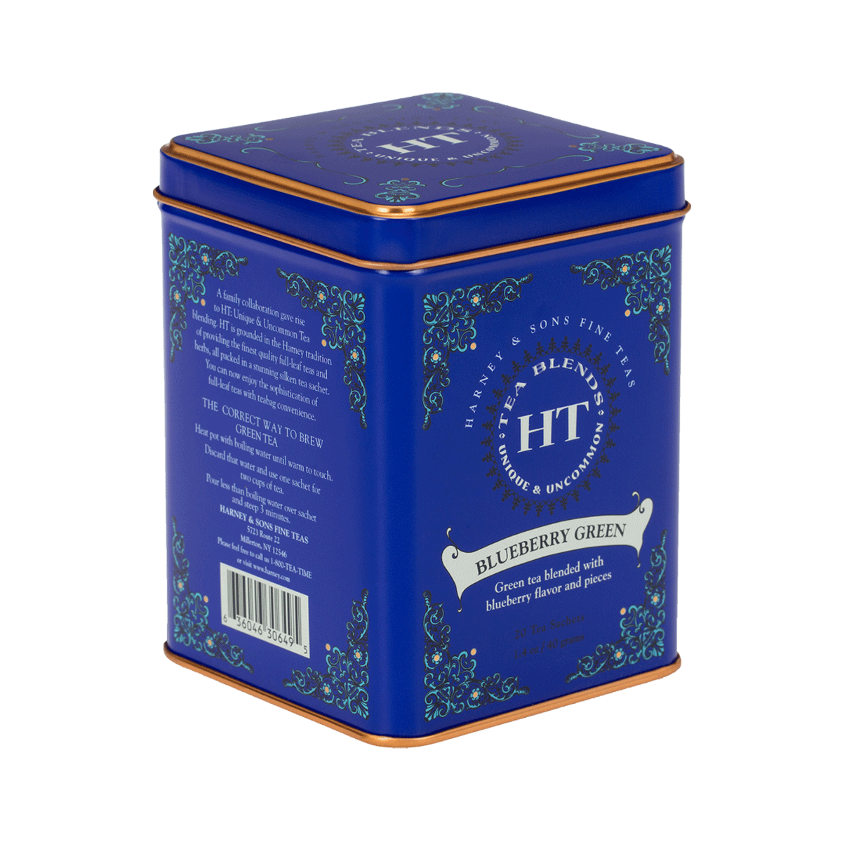 Blueberry Green - Harney & Sons Teas, European Distribution Center